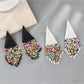 Earedge - Gradient Triangular Dangle Earrings