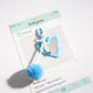 Keypus - Heart Shaped Macaron Keychain