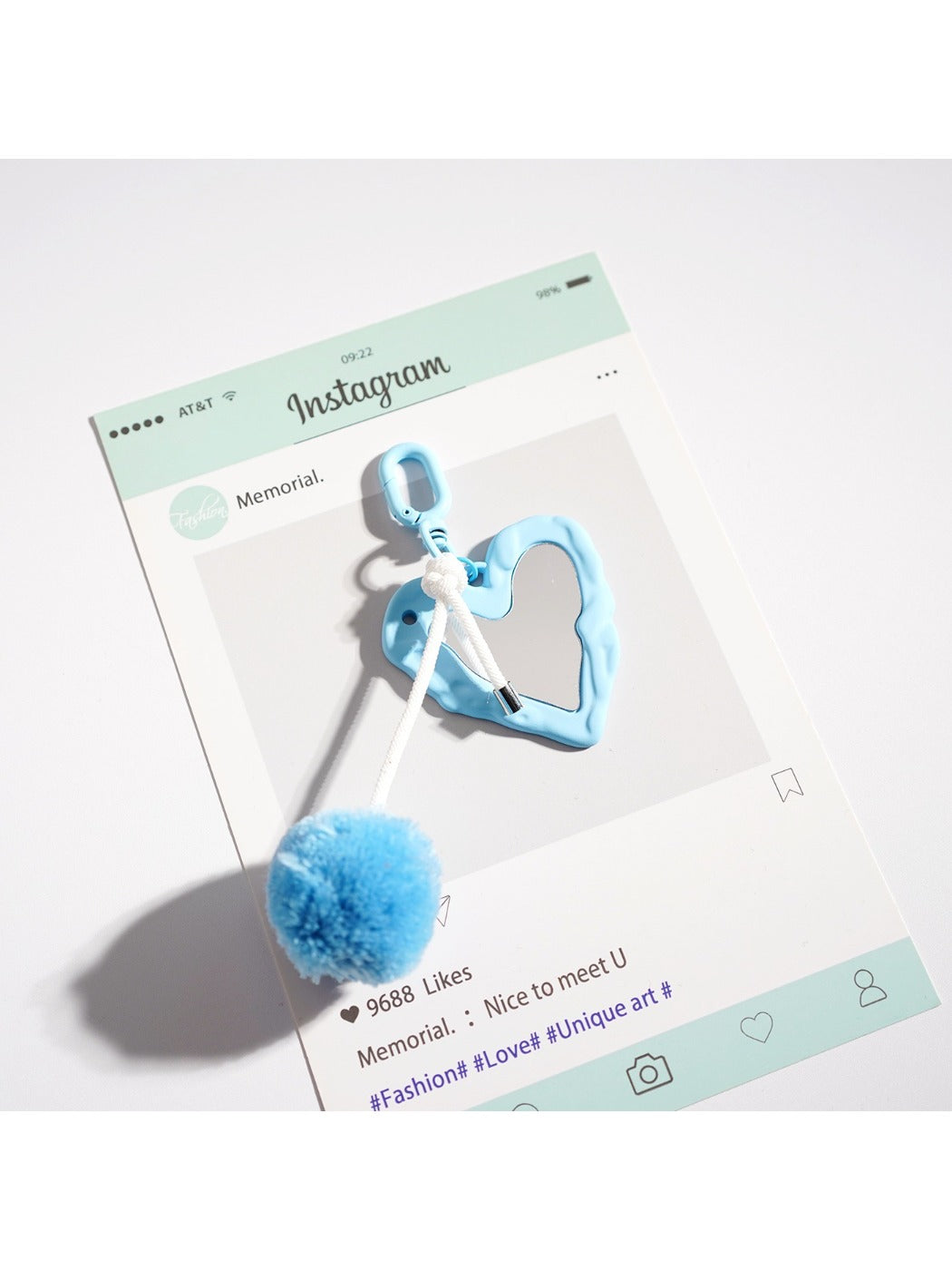 Keypus - Heart Shaped Macaron Keychain