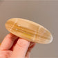 Beau - Simple Acetate Fiber Alloy Oval French Barrette