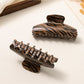 Beau - Vintage Zebra Print Hair Claw Clip