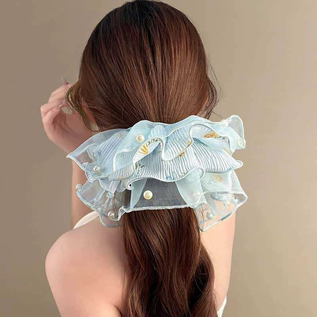Gifty - Sweet Style Low Ponytail Ruffle Scrunchie