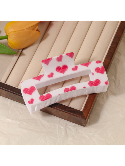 Beau - Valentine's Heart Motif Claw Clip