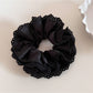 Gifty - Satin Lace Edge Pleated Scrunchie