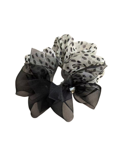 Gifty - Elegant Style Polka Dot Bow Scrunchie