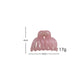 Beau - Pumpkin Shape Irregular Plastic Claw Clip