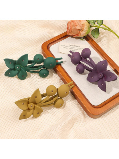 Beau - Floral Hair Clips Fashionable