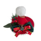 Beau - Christmas Snowflake Pattern Bow Lace Hair Clip