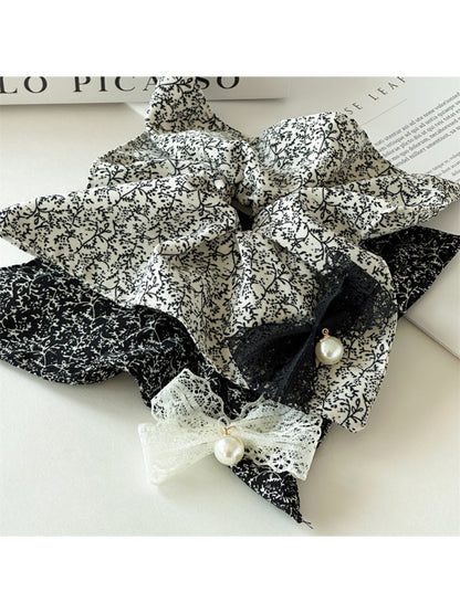 Gifty - Floral Print Scarf Scrunchie