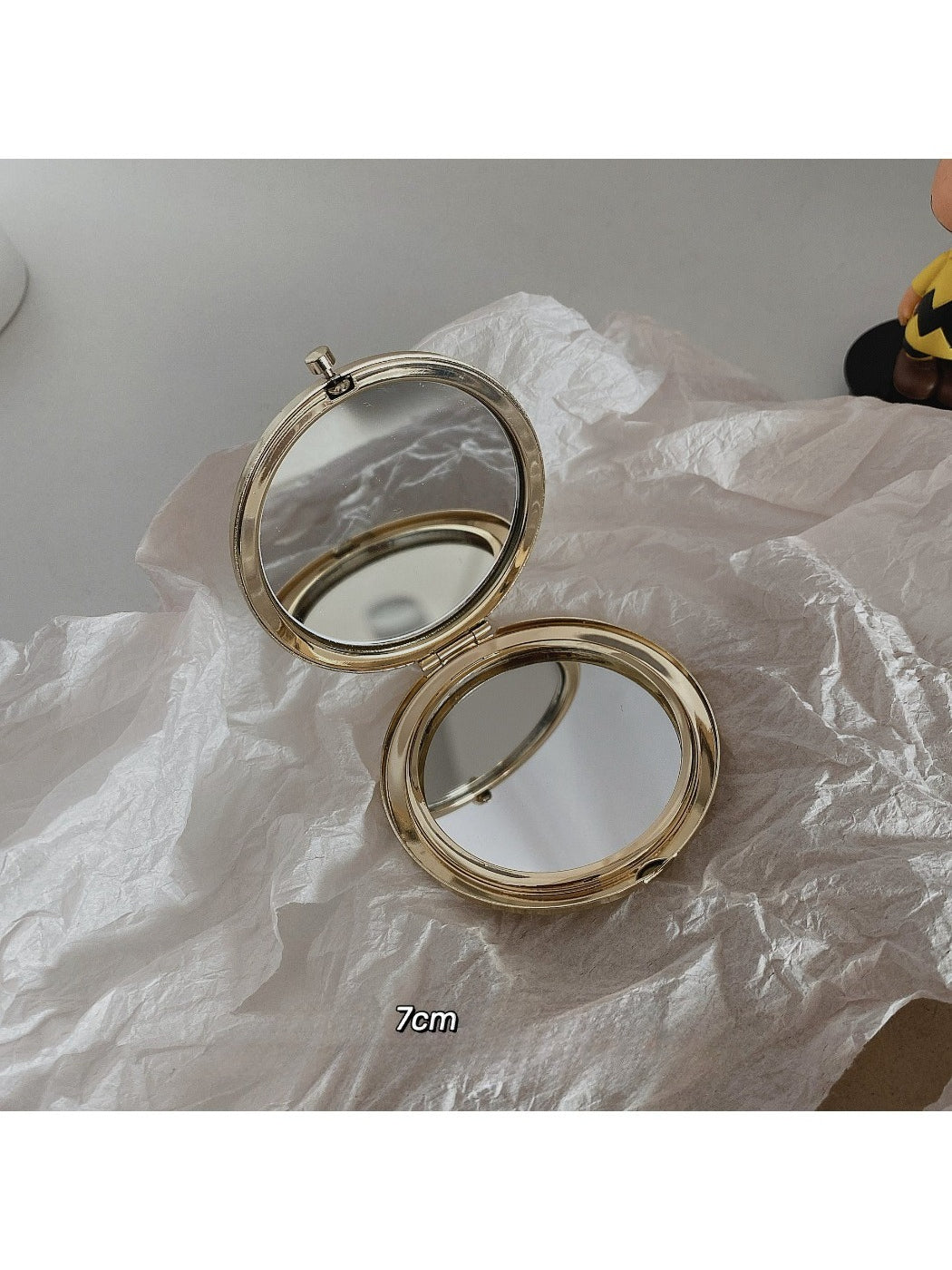 Mirroray - Stainless Steel Portable Double Mirror