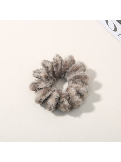 Gifty - Vintage Leopard Print Spiral Scrunchie
