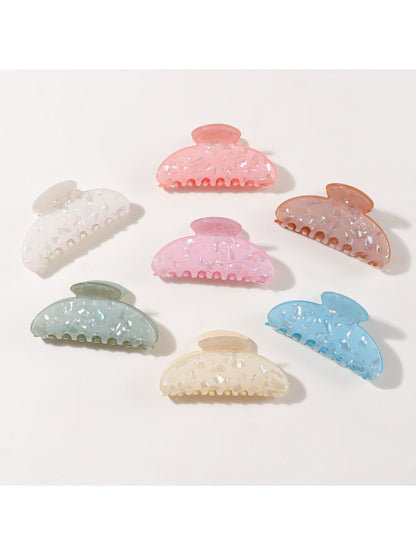 Beau - Pastel Half Circle Hair Claw Clip