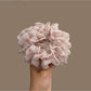 Gifty - Plaid Ruffle Polyester Fabric Scrunchie