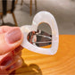 Beau - Beautiful Heart Shaped Acetate Hair Clip