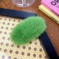 Beau - Soft Plush Solid Geometric Hair Clip