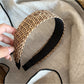 Gifty - Braided Look Wide Brim Fashion Headband