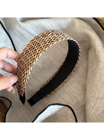 Gifty - Braided Look Wide Brim Fashion Headband
