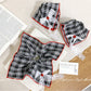 Gifty - Sweet Tartan Lace Scrunchie Hair Tie