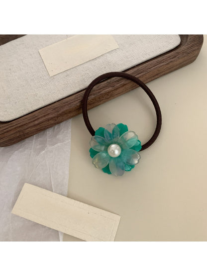 Gifty - Floral Acetate Elastic Hair Tie