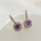 Earedge - Round Geometric Plated Stud Earrings