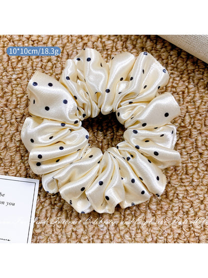 Gifty - Beaux Polka Dot White Hair Ring