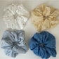 Gifty - Simple Floral Print Polyester Hair Scrunchie