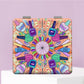 Mirroray - Makeup Theme Cartoon Print Makeup Mirror
