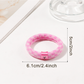 Gifty - Plaid High Elasticity Ponytail Hair Tie