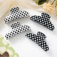 Beau - Elegant Solid Color Polka Dot Claw Clip