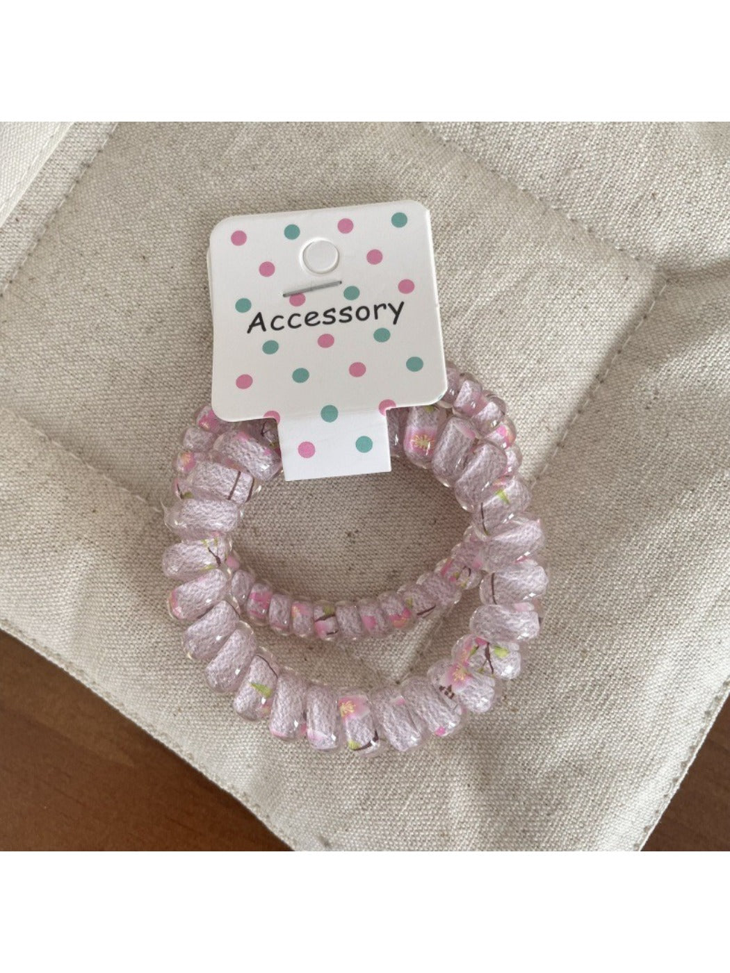 Gifty - Cute Spiral Hair Ties - 2 Pack