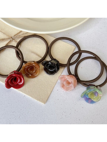 Gifty - Beautiful Acetate Rose Shaped Hair Tie