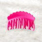 Beau - Wave Design Plastic Large Tooth Claw Clip