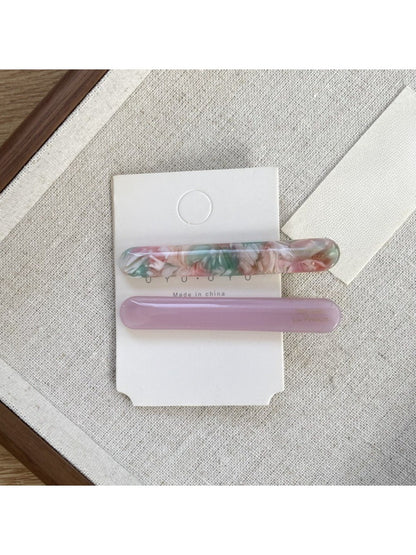Beau - Retro Oval Acetate Hair Clip