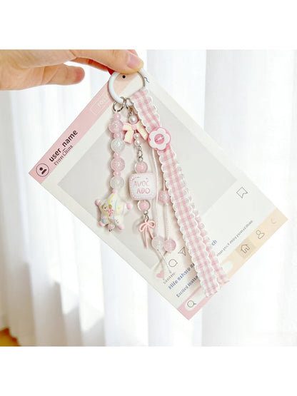 Keypus - Cartoon Star Charm Keychain