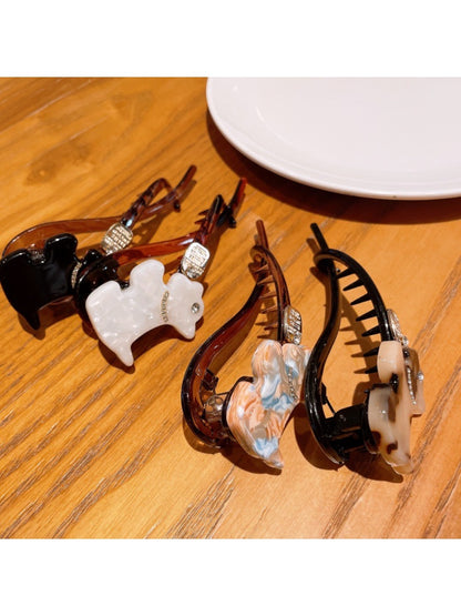 Beau - Vintage Puppy Shaped Hair Claw Clip