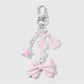Keypus - Y2K Style Bow Wing Flower Keychain Bag Charm