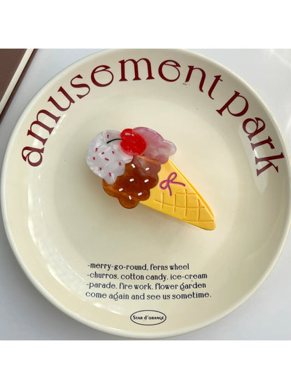 Beau - Ice Cream Acetate Hair Claw Clip