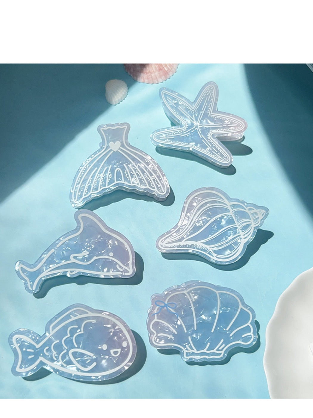 Beau - Blue Ocean Series Hair Clip