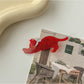 Beau cat shaped hair clip with smooth finish and rounded edges