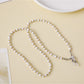 Velra - Elegant Solid Color Beaded Eyeglass Strap