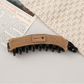 Beau - Rectangular Detail Polyester banana Clip