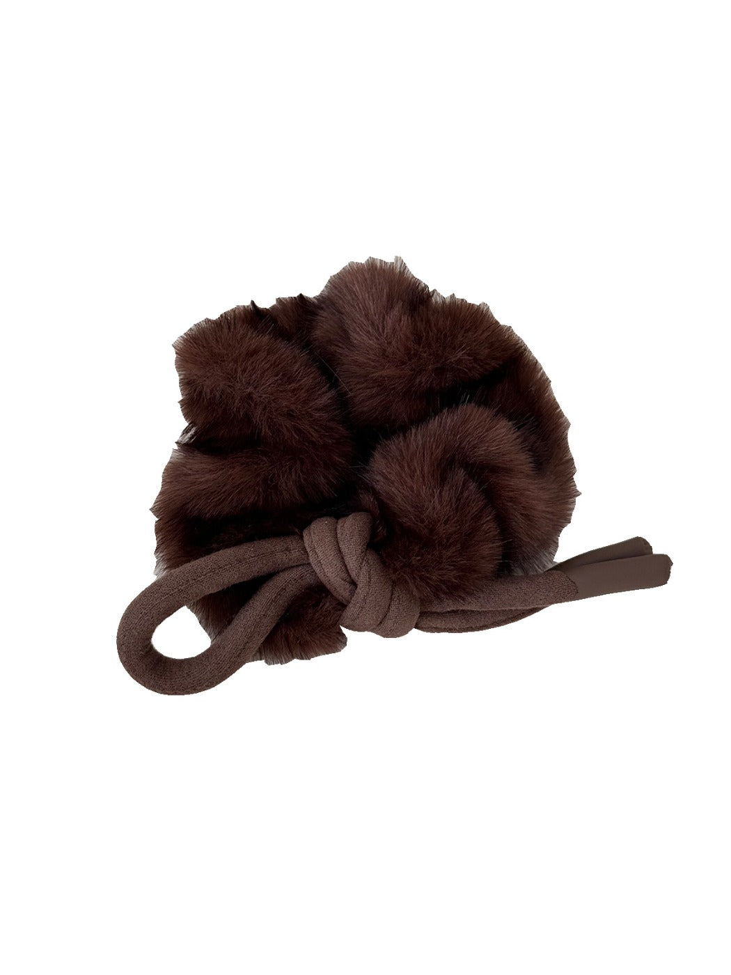 Gifty - Adorable Soft Plush Bow Hair Scrunchies