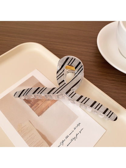 Beau - Transparent Grid Hair Clip
