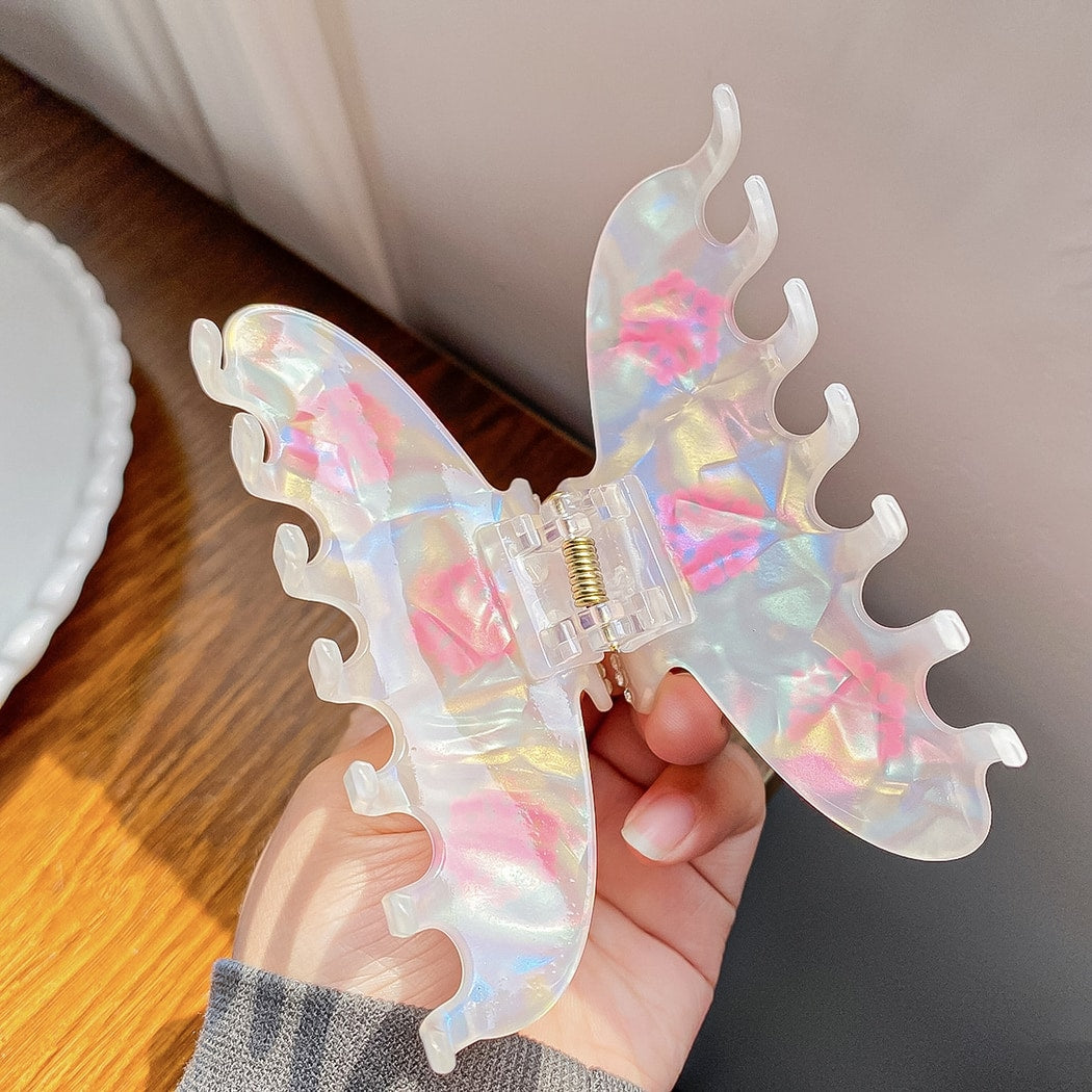 Beau - Christmas Snowflake Accent Claw Clip
