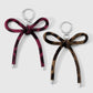 Keypus - Vintage Leopard Print Bow Keychain