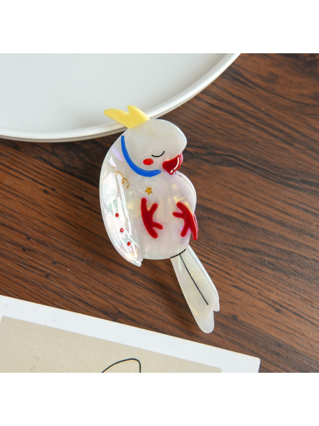 Beau - Animal Bird Acetate Hair Clip