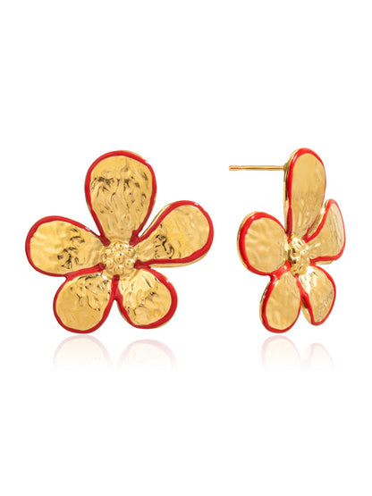 Earedge - Dainty Floral Stud Earrings