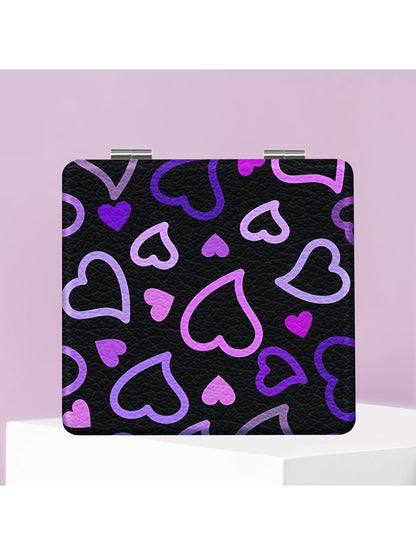 Mirroray - Y2K Cartoon Print Folding Makeup Mirror