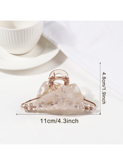 Beau - Asymmetrical Triangle Transparent Hair Clip