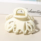 Beau - Glossy Openwork Leopard Pattern Claw Clip